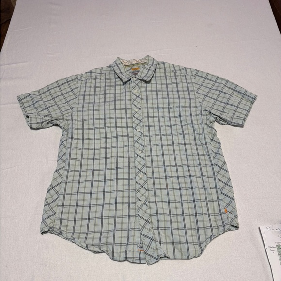 Quicksilver Size XL Men's Plaid Short Sleeve Shirt - Picture 1 of 4